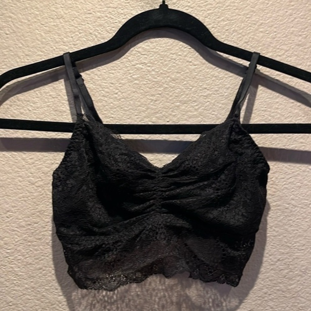 Victoria’s Secret PINK Women’s Black Lace Bralette Size XS